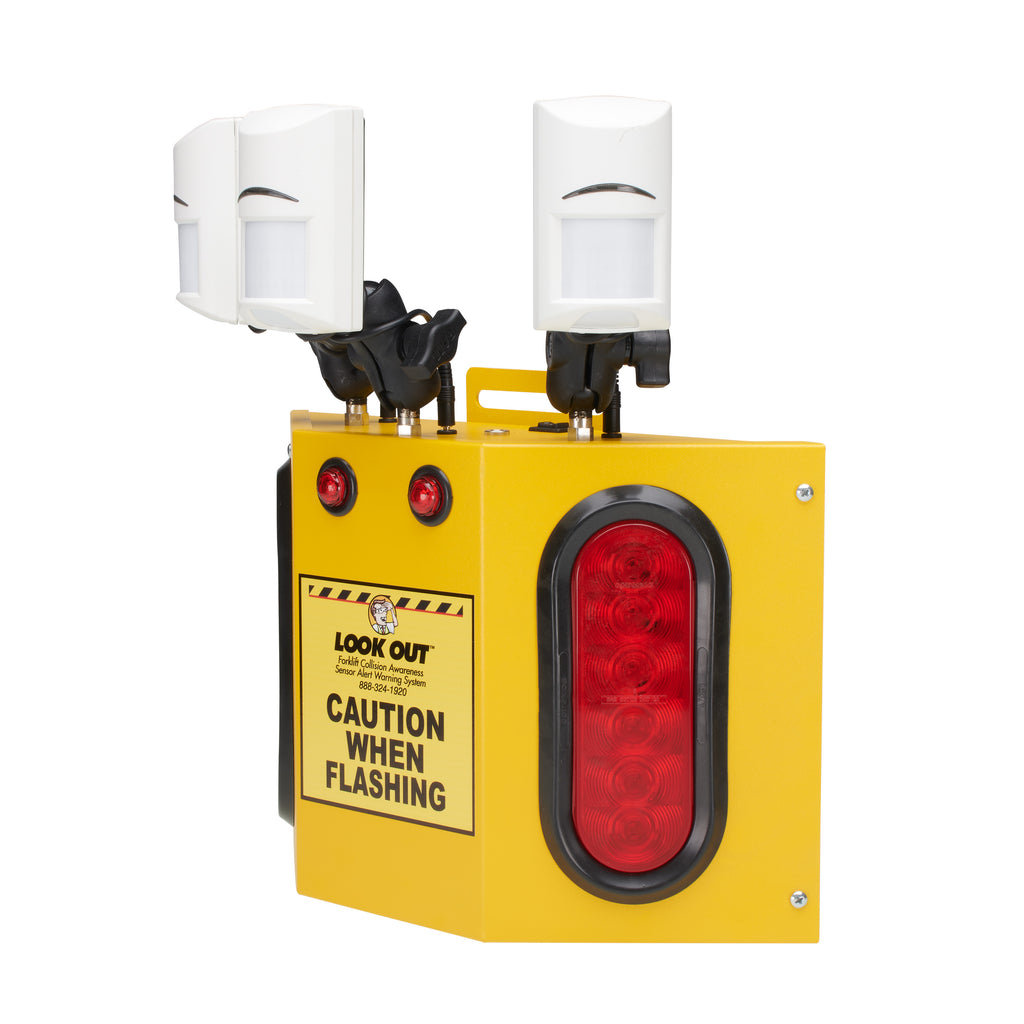 Look Out 3 Wall | Three-Way Wall Mounted Warehouse Intersection Warning System
