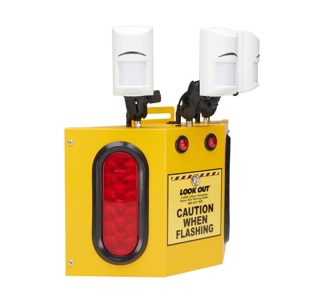 Look Out 3 Wall | Three-Way Wall Mounted Warehouse Intersection Warning System