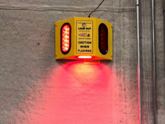 Red Wall Burst Light